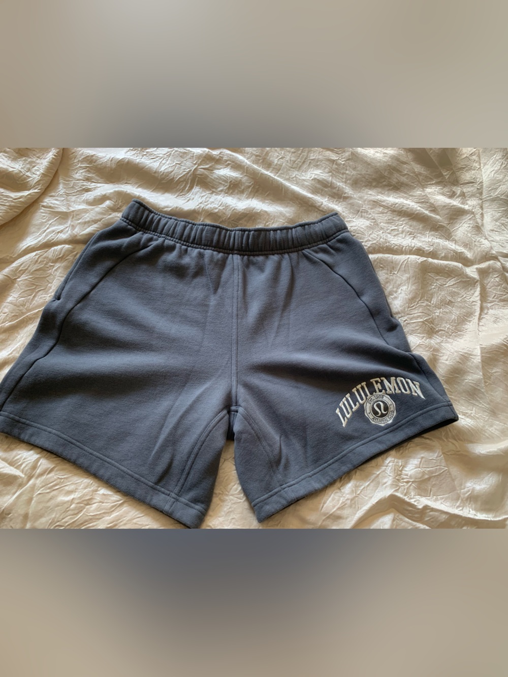 lululemon athletica Women's Charcoal Gray Athletic Fleece Shorts